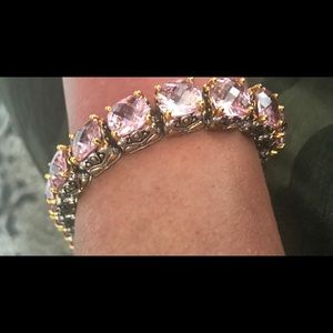 Pink stone bracelet